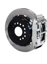 Wilwood Forged Narrow Superlite 4R Big Brake Rear Parking Brake Kit, Slotted Rotor - Polished                                     - 140-9218-P - Image 2