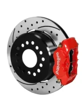 Wilwood Forged Dynalite Rear Parking Brake Kit, Drilled and Slotted Rotor - Red                                     - 140-9315-DR - Image 2