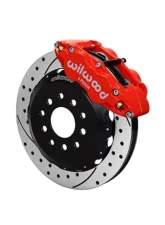 Wilwood Forged Narrow Superlite 6R Big Brake Front Brake Kit, Drilled and Slotted Rotor, Red - Chevrolet Camaro | Pontiac Firebird 1998-2002                                     - 140-9833-DR - Image 2