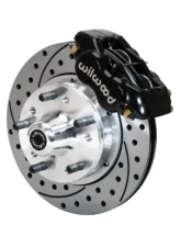 Wilwood Forged Dynalite Pro Series Front Brake Kit, Drilled and Slotted Rotor - Black                                     - 140-9917-D - Image 2