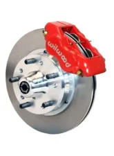 Wilwood Forged Dynalite Pro Series Front Brake Kit, Plain Face Rotor - Red                                     - 140-9917-R - Image 2