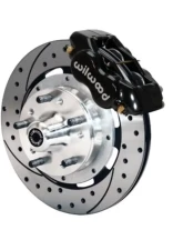 Wilwood Forged Dynalite Big Brake Front Brake Kit (Hub), Drilled and Slotted Face Rotor - Black                                     - 140-9918-D - Image 2