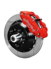 Wilwood Forged Narrow Superlite 6R Big Brake Front Brake Kit, Slotted Rotor - Red                                     - 140-9919-R - Image 2