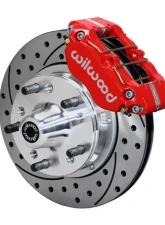 Wilwood DP-DB Front Kit 11.00 Inch Rotor Vented Red Chevrolet Camaro | Nova | Chevelle 1967-1969                                     - 140-13202-R - Image 2