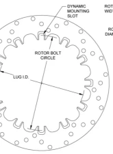 Wilwood Rotor Steel Drilled SSF Front                                     - 160-4766 - Image 2