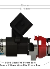 Injector Dynamics ID2600-XDS Fuel Injector Set Cadillac | Chevrolet | Holden | Pontiac 2005-2021                                     - 2600.34.14.15.8 - Image 4