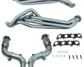 BBK Performance Parts 15-23 MUSTANG GT 1-3/4 LONG TUBE HEADERS PLUS SHORT MID PIPE (TITANIUM CERAMIC) Ford 5.0L V8
