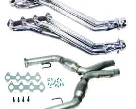 BBK Performance Parts 05-10 MUSTANG GT 1 5/8 LONG TUBE HEADERS PLUS MID PIPE (SILVER CERAMIC)