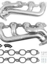 BBK Performance Parts 2019-2022 CHEVY TRUCK 5.3/6.2L 1-3/4?? SHORTY Headers (POLISHED SILVER CERAMIC)                                     - 40480 - Image 7