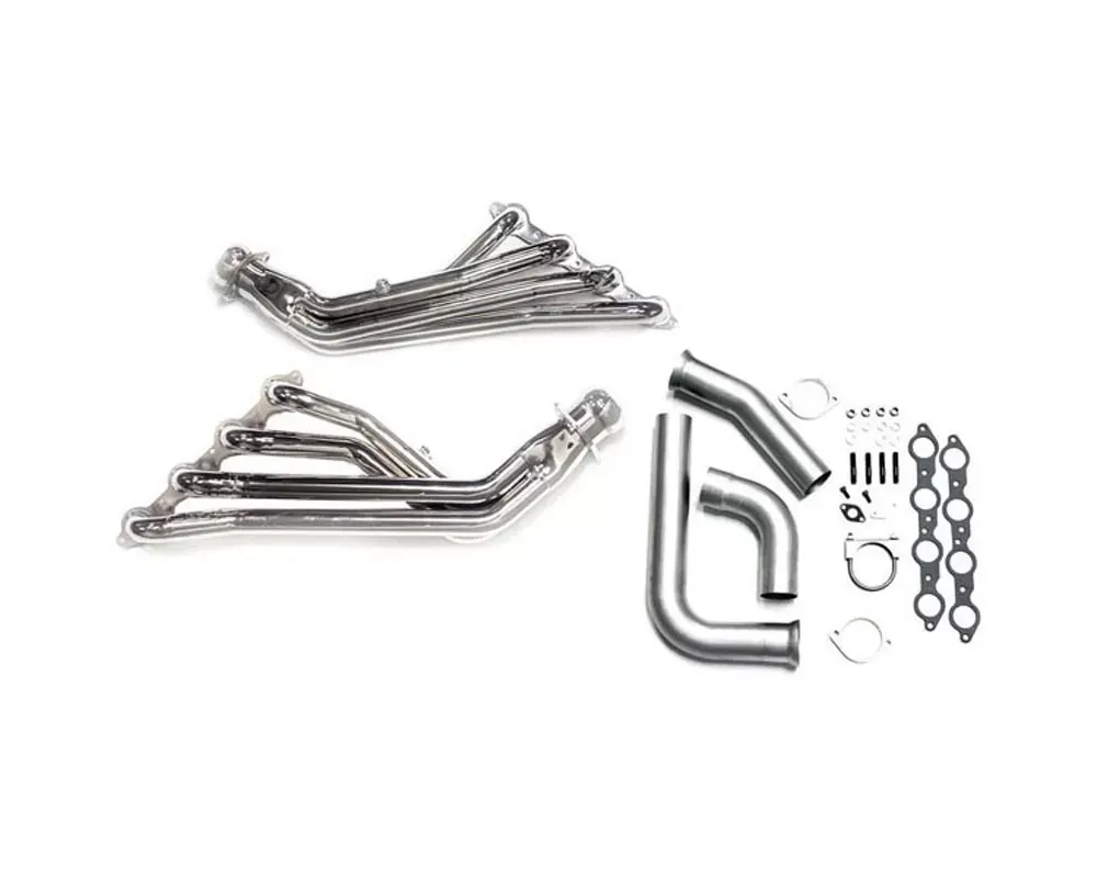BBK Performance Parts 1999-2002 GM FULL SIZE TRUCK LONG TUBE EXHAUST HEADERS & Y PIPE (CHROME) GMC Sierra 2001-2002 - 1614