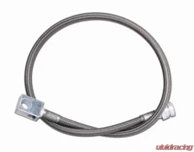 Rubicon Express 22 Inch Rear Brake Line Stainless Steel Lifted Height of 4 Inch to 6 Inch For Use w/PN RE5520 - RE15131