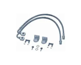 Rubicon Express Stainless Steel 20 Inch Rear Brake Line Set Jeep JK Wrangler 07-12