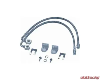 Rubicon Express Stainless Steel 20 Inch Rear Brake Line Set Jeep JK Wrangler 07-12 - RE1540