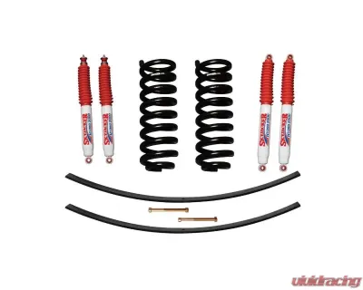 Skyjacker Suspension Lift Kit w/ Shock 1.5-2 Inch Lift w/ Front Coil Springs Rear Add-A-Leafs Ford Ranger | Bronco II 1983-1989 - 132K-H