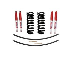 Skyjacker Suspension Lift Kit w/ Shock 1.5-2 Inch Lift w/ Front Coil Springs Rear Add-A-Leafs Ford Ranger 1989-1997