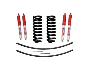 Skyjacker Suspension Lift Kit w/ Shock Nitro Shocks 1.5-2 Inch Lift w/ Front Coil Springs Rear Add-A-Leafs Ford Ranger 1989-1997