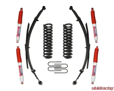 Skyjacker Suspension Lift Kit w/Shock 1.5-2 Inch Lift w/Rear U Bolt Kit Front Coil/Rear Leaf Springs Ford Ranger | B4000 1986-1997 - 132XKS-H