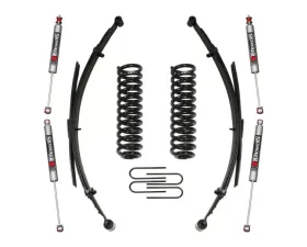 Skyjacker Suspension Lift Kit w/Shock M95 Performance Shocks 1.5-2 Inch Lift w/Rear U Bolt Kit Front Coil/Rear Leaf Springs Ford Ranger | Mazda B4000 1986-1997