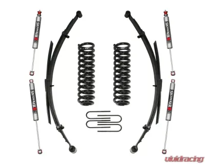 Skyjacker Suspension Lift Kit w/Shock M95 Performance Shocks 1.5-2 Inch Lift w/Rear U Bolt Kit Front Coil/Rear Leaf Springs Ford Ranger | Mazda B4000 1986-1997 - 132XKS-M