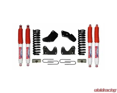Skyjacker Suspension Lift Kit w/Shock 4 Inch Lift w/Standard Brackets U Bolts Blocks Ford Ranger 1983-1997 - 134R2K-H