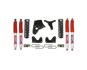 Skyjacker Suspension Lift Kit w/Shock 4 Inch Lift w/Front Coil Springs Rear U Bolt Kit Rear Block Ford Ranger | Mazda B4000 1994-1998