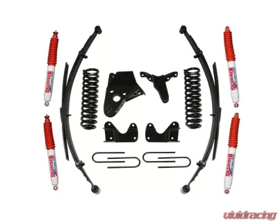 Skyjacker Suspension Lift Kit w/Shock 4 Inch Lift w/Front Coil Springs Rear Leaf Springs Rear U Bolt Kit Ford Ranger | Mazda B4000 1994-1998 - 134RHKS-H
