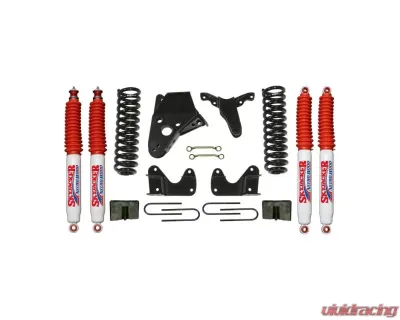 Skyjacker Suspension Lift Kit  w/Shock Nitro Shocks 6 Inch Lift w/Front Springs Sway Bar End Link Kit Rear Block Rear U Bolt Kit Ford Bronco II 1984-1990 - 136BHK-N