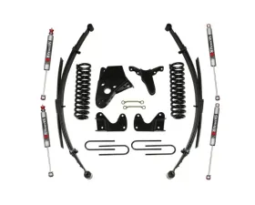 Skyjacker Suspension Lift Kit w/Shock M95 Performance Shocks 6 Inch Lift w/Front/Rear Springs Rear U Bolt Kit Ford Bronco II 1984-1990