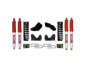 Skyjacker Suspension Lift Kit w/Shock 6 Inch Lift w/Front Coil Springs Hinge Brackets Radius Arm Bracket Rear U Bolt Kit Rear Block Ford Ranger | Mazda B Series 1983-1997