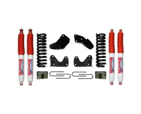 Skyjacker Suspension Lift Kit w/Shock Nitro Shocks 6 Inch Lift w/Front Coil Springs Hinge Brackets Radius Arm Bracket Rear U Bolt Kit Rear Block Ford Ranger | Mazda B Series 1983-1997