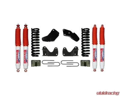 Skyjacker Suspension Lift Kit w/Shock Nitro Shocks 6 Inch Lift w/Front Coil Springs Hinge Brackets Radius Arm Bracket Rear U Bolt Kit Rear Block Ford Ranger | Mazda B Series 1983-1997 - 136R2K-N