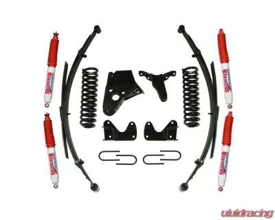 Skyjacker Suspension Lift Kit w/Shock Nitro Shocks 6 Inch Lift w/Front Coil Spring Rear Leaf Springs Rear U Bolt Kit Ford Ranger | Mazda B4000 1983-1997 - 136RHKS-N