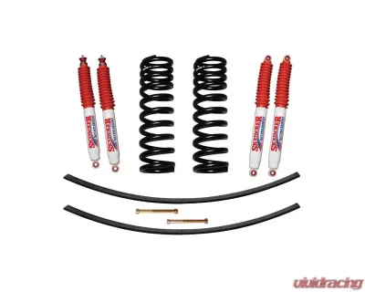 Skyjacker Suspension Lift Kit w/ Shock Nitro Shocks 1.5-2 Inch Lift w/ Front Coil Springs Rear Add-A-Leafs Ford Bronco 1978-1979 - 172BK-N