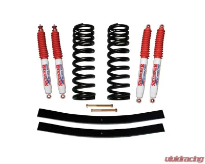 Skyjacker Suspension Lift Kit w/ Shock 1.5-2 Inch Lift w/ Front Coil Springs Rear Add-A-Leafs Ford Bronco 1975-1977 - 172EBK-H