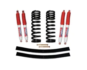 Skyjacker Suspension Lift Kit w/ Shock Nitro Shocks 1.5-2 Inch Lift w/ Front Coil Springs Rear Add-A-Leafs Ford Bronco 1975-1977
