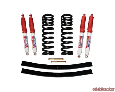 Skyjacker Suspension Lift Kit w/ Shock 1.5-2 Inch Lift w/ Front Coil Springs Rear Add-A-Leafs Ford F-100 1970-1972 - 172EPK-H