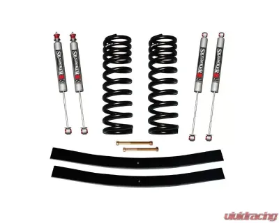 Skyjacker Suspension Lift Kit w/ Shock M95 Performance Shocks 1.5-2 Inch Lift w/ Front Coil Springs Rear Add-A-Leafs Ford F-100 1970-1972 - 172EPK-M