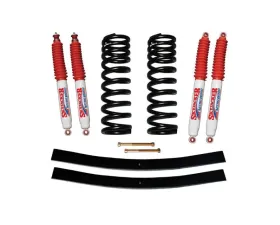 Skyjacker Suspension Lift Kit w/ Shock Nitro Shocks 1.5-2 Inch Lift w/ Front Coil Springs Rear Add-A-Leafs Ford F-100 1970-1972