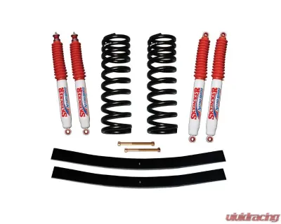 Skyjacker Suspension Lift Kit w/ Shock Nitro Shocks 1.5-2 Inch Lift w/ Front Coil Springs Rear Add-A-Leafs Ford F-100 1970-1972 - 172EPK-N