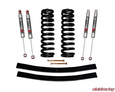 Skyjacker Bronco Suspension Lift Kit w/Shock M95 Performance Shocks 4 Inch Lift w/Front Coil Springs Rear Add-A-Leafs Ford Bronco 1978-1979 - 174BK-M