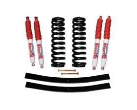 Skyjacker Suspension Lift Kit w/ Shock Nitro Shocks 4 Inch Lift w/ Front Coil Springs Rear Add-A-Leafs Ford Bronco 1978-1979