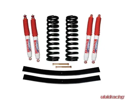 Skyjacker Suspension Lift Kit w/ Shock Nitro Shocks 4 Inch Lift w/ Front Coil Springs Rear Add-A-Leafs Ford Bronco 1978-1979 - 174BK-N