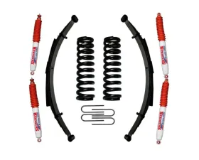 Skyjacker Suspension Lift Kit w/Shock 4 Inch Lift w/ Front/Rear Springs Rear U Bolt Kit Ford Bronco 1978-1979