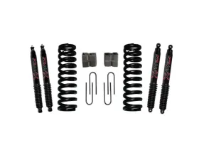 Skyjacker Suspension Lift Kit w/ Shock Black MAX Shocks 5 Inch Lift w/ Front Coil Springs Rear U Bolt Kit Rear Block Ford Bronco 1975-1977