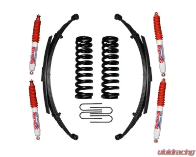 Skyjacker Suspension Lift Kit w/Shock 5 Inch Lift w/Front/Rear Springs Rear U Bolt Kit Ford Bronco 1975-1977 - 174EBKS-H