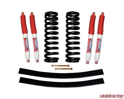 Skyjacker Suspension Lift Kit w/ Shock 4 Inch Lift w/ Front Coil Springs Rear Add-A-Leafs Ford F-100 1970-1972 - 174EPK-H