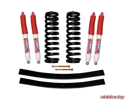 Skyjacker Suspension Lift Kit w/ Shock Nitro Shocks 4 Inch Lift w/ Front Coil Springs Rear Add-A-Leafs Ford F-100 1970-1972 - 174EPK-N