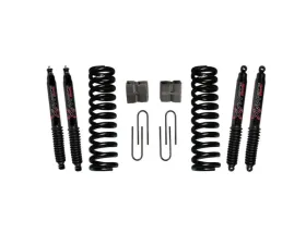 Skyjacker Suspension Lift Kit w/Shock Black MAX Shocks 6 Inch Lift w/Front Coil Springs Rear U Bolt Kit Rear Blocks Bronco 1978-1979