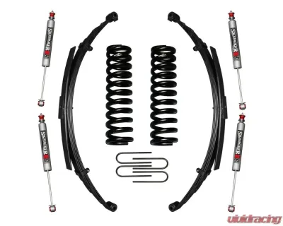 Skyjacker Suspension Lift Kit w/Shock M95 Performance Shocks 6 Inch Lift w/Front/Rear Springs Rear U Bolt Kit Ford Bronco 1978-1979 - 176BKS-M