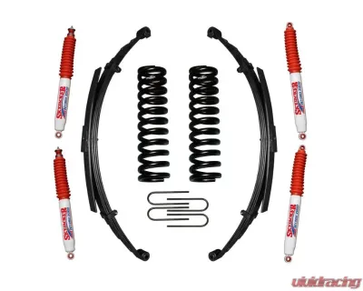 Skyjacker Suspension Lift Kit w/ Shock 7 Inch Lift w/ Coil Spring Leaf Spring U Bolt Kit Ford Bronco 1975-1979 - 176EBKS-H